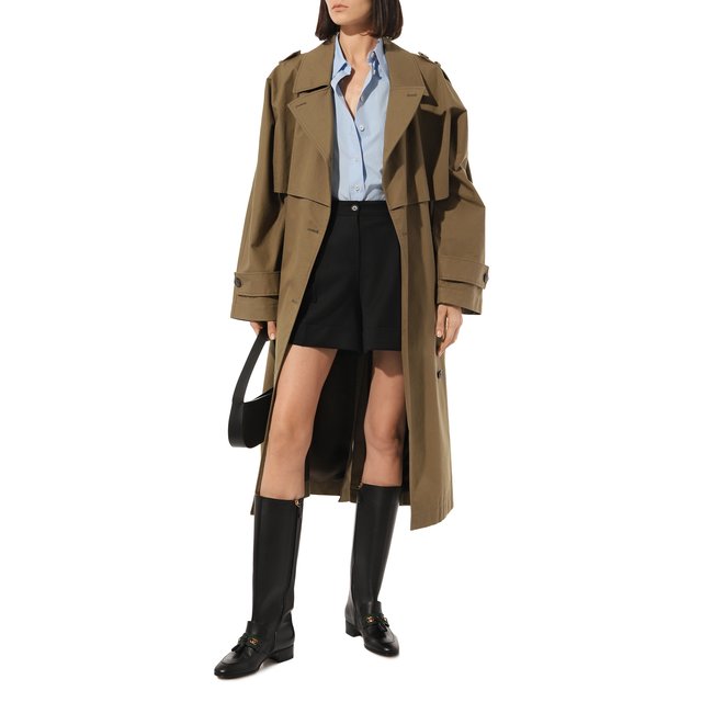 фото Кожаные сапоги gucci