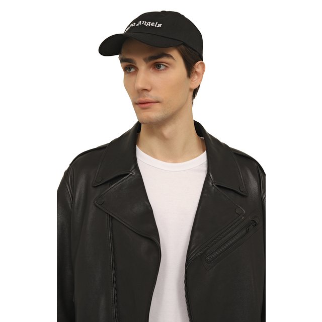 фото Хлопковая бейсболка palm angels