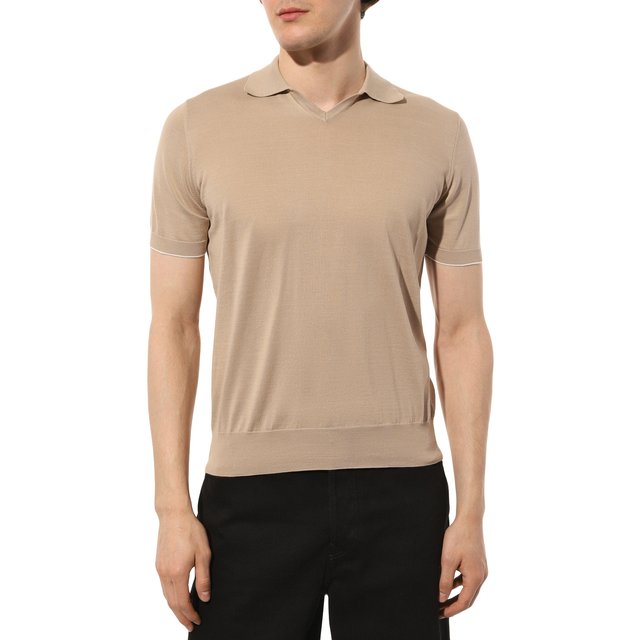 фото Хлопковое поло brunello cucinelli