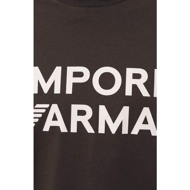фото Хлопковая футболка emporio armani