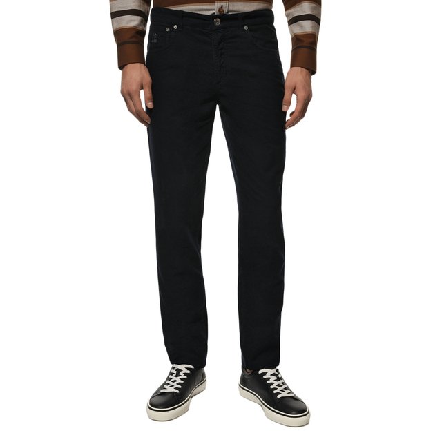 фото Хлопковые брюки brunello cucinelli