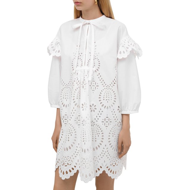 фото Хлопковое платье valentino