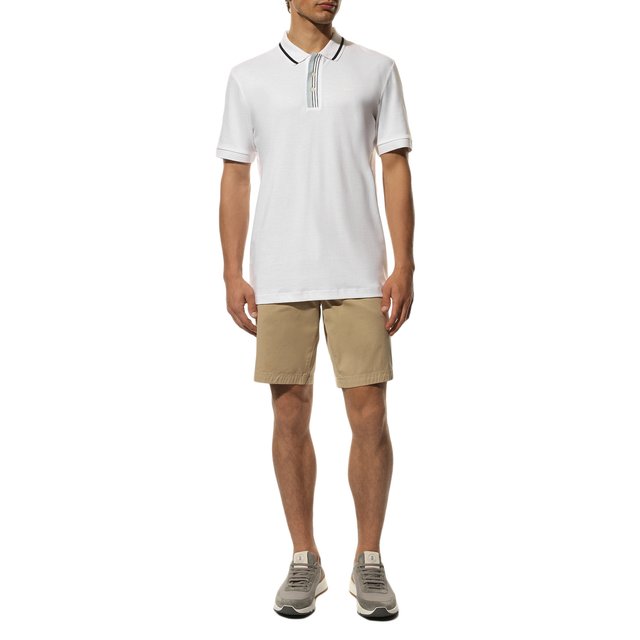 фото Хлопковое поло boss