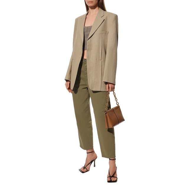 фото Кожаные босоножки the stretch bottega veneta