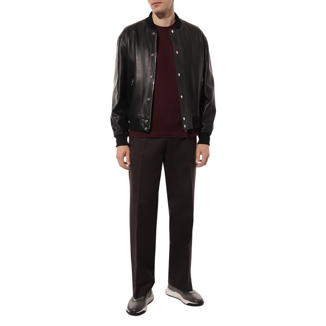 фото Кожаные кроссовки santoni