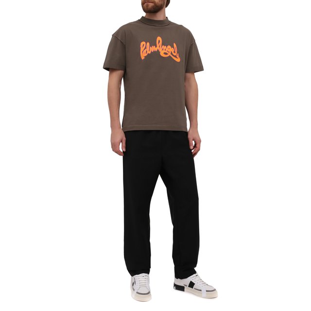 фото Хлопковая футболка palm angels