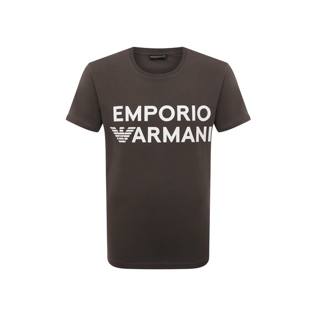 фото Хлопковая футболка emporio armani