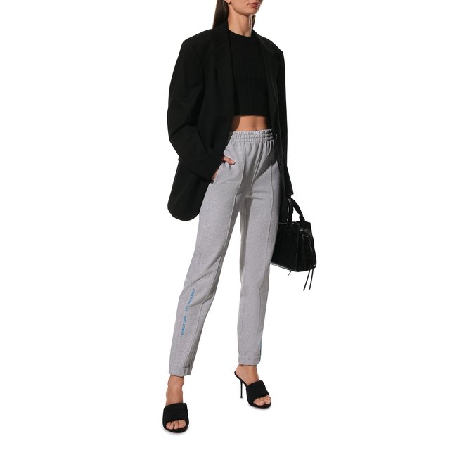 фото Хлопковые брюки helmut lang