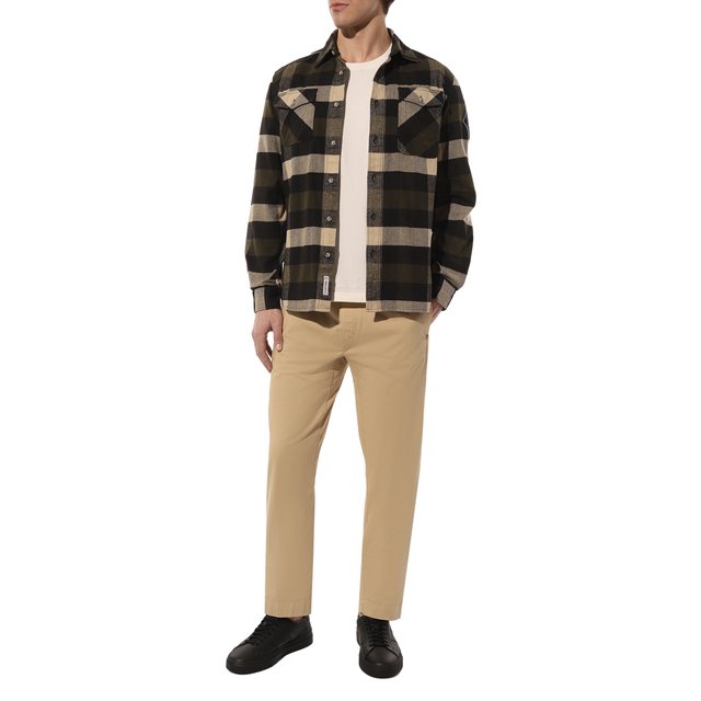 фото Хлопковые брюки woolrich