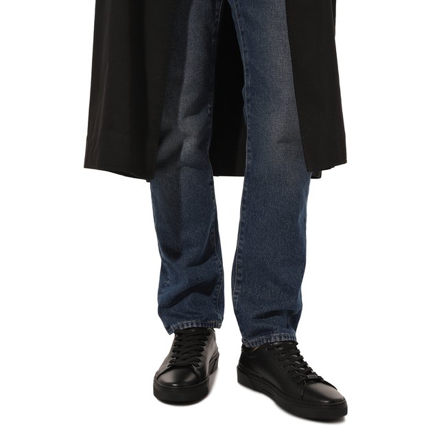 фото Кожаные кеды boss