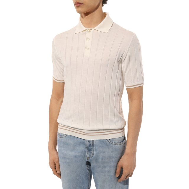 фото Хлопковое поло fioroni