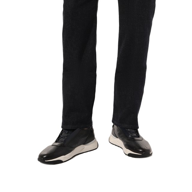 фото Кожаные кроссовки santoni