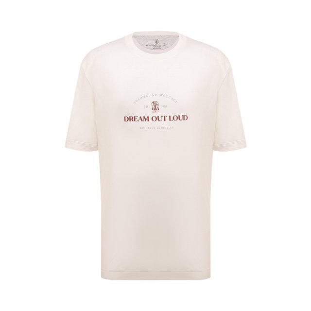 фото Хлопковая футболка brunello cucinelli