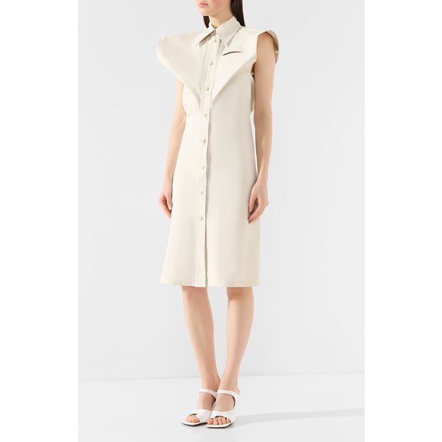 фото Хлопковое платье bottega veneta