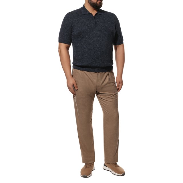 фото Поло из хлопка и льна canali