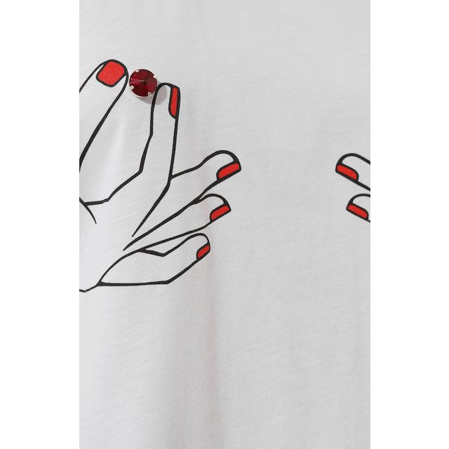 фото Хлопковая футболка vivetta