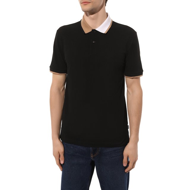 фото Хлопковое поло boss