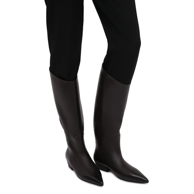 фото Кожаные сапоги puntello marsell