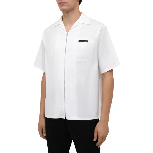 фото Хлопковая рубашка prada