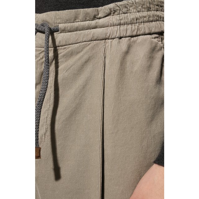фото Хлопковые брюки brunello cucinelli