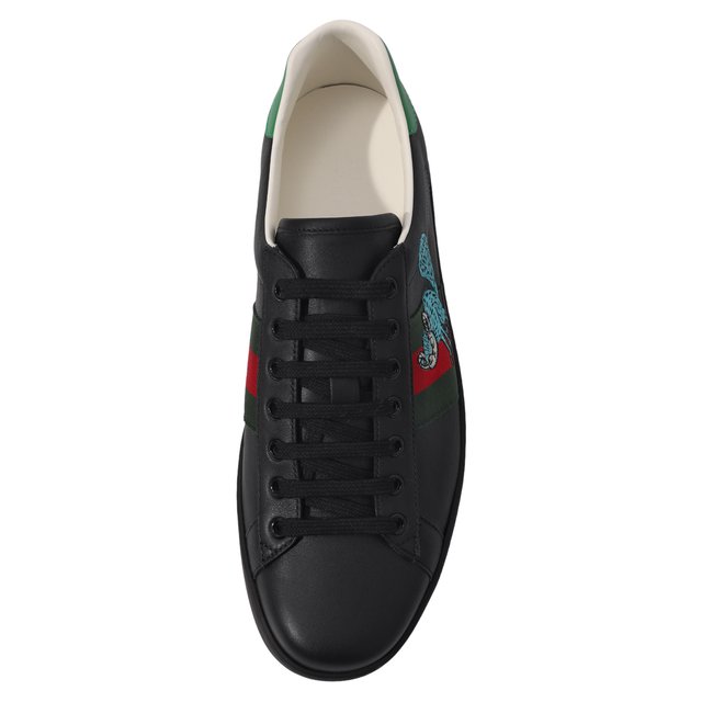 фото Кожаные кеды ace gucci x freya hartas gucci