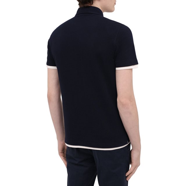 фото Хлопковое поло brunello cucinelli