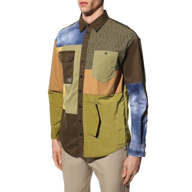 фото Хлопковая рубашка dsquared2