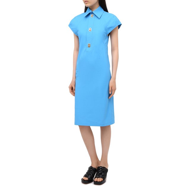 фото Хлопковое платье bottega veneta