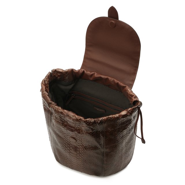 фото Рюкзак из кожи питона brunello cucinelli