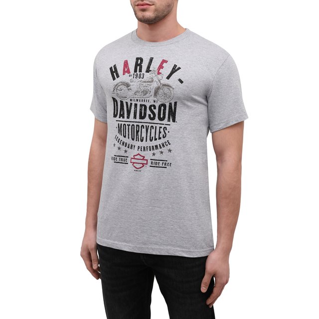 фото Хлопковая футболка harley-davidson