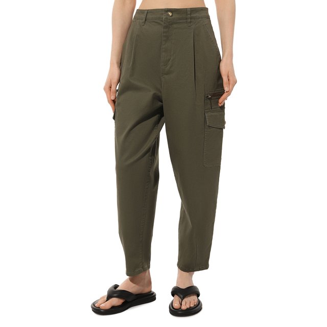 фото Хлопковые брюки michael michael kors