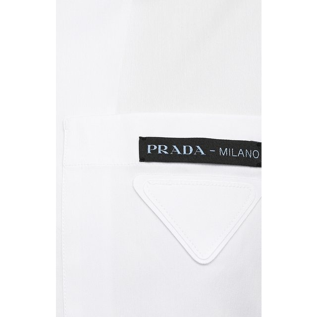 фото Хлопковая рубашка prada