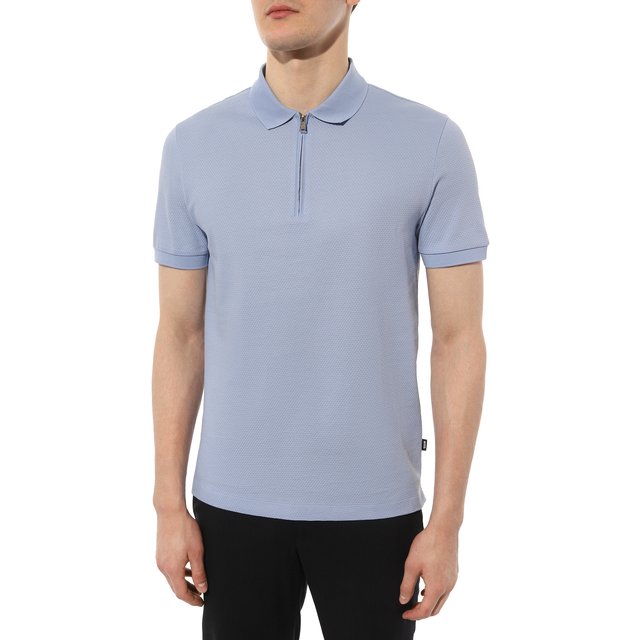 фото Хлопковое поло boss