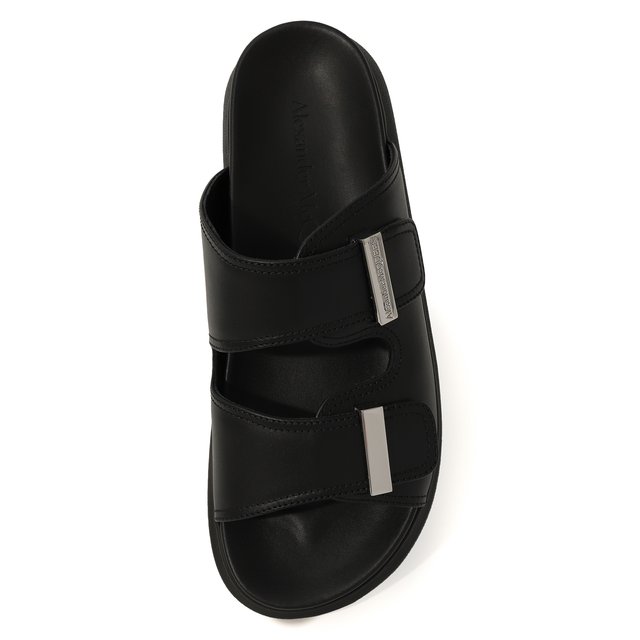 фото Кожаные шлепанцы alexander mcqueen