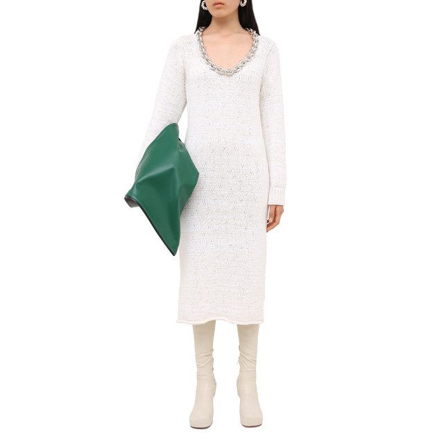 фото Хлопковое платье bottega veneta