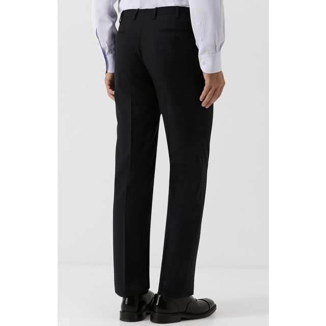 фото Шерстяные брюки прямого кроя brioni