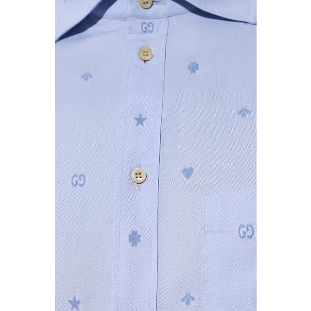 фото Хлопковая рубашка gucci