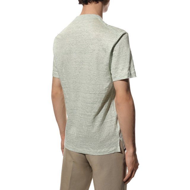 фото Льняная футболка ermenegildo zegna