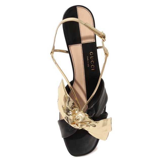 фото Кожаные босоножки gucci