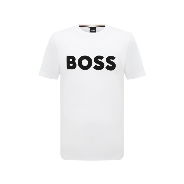фото Хлопковая футболка boss