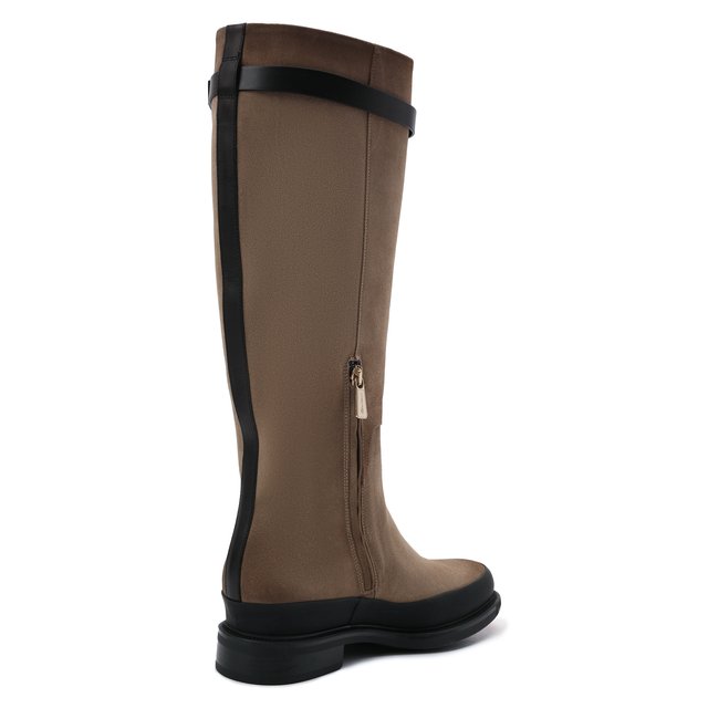 фото Замшевые сапоги santoni