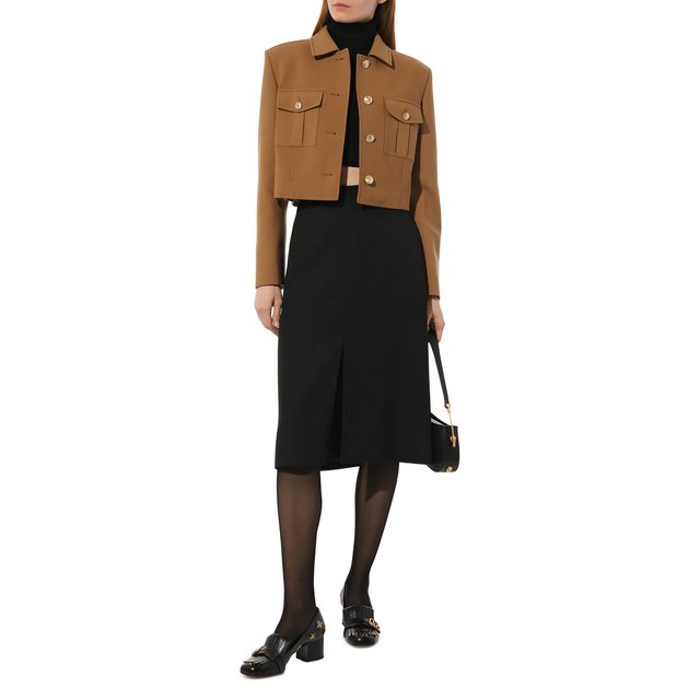 фото Кожаные туфли marmont gucci