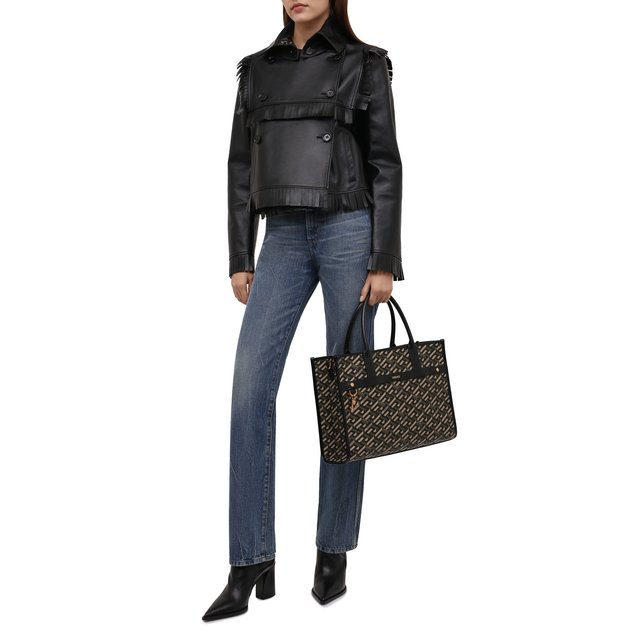 фото Кожаная куртка burberry