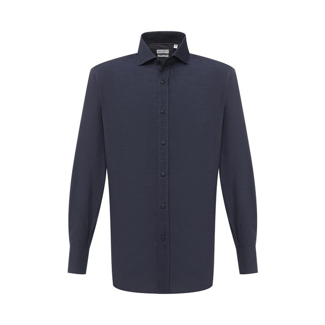 фото Хлопковая рубашка brunello cucinelli