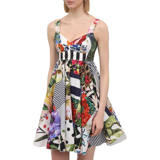 фото Хлопковое платье dolce & gabbana