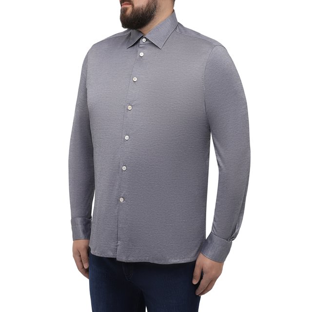 фото Хлопковая рубашка kiton