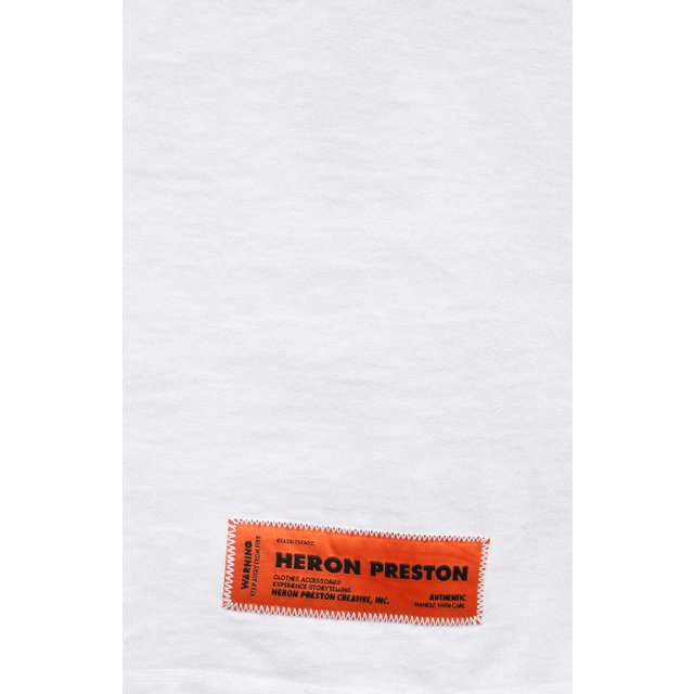 фото Хлопковое платье heron preston