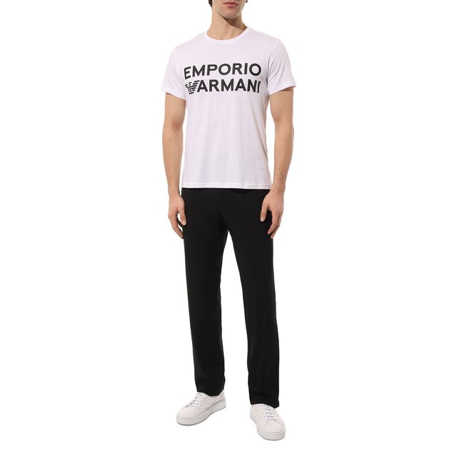 фото Хлопковая футболка emporio armani