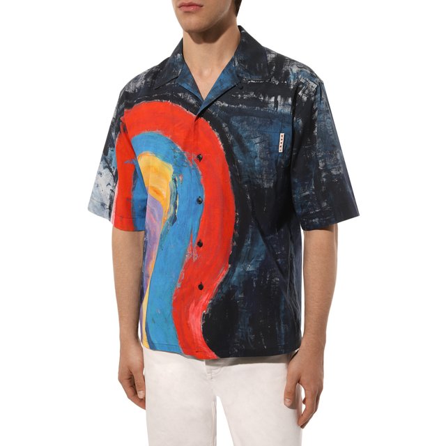 фото Хлопковая рубашка marni