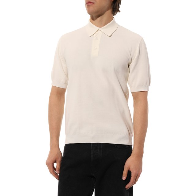 фото Хлопковое поло corneliani